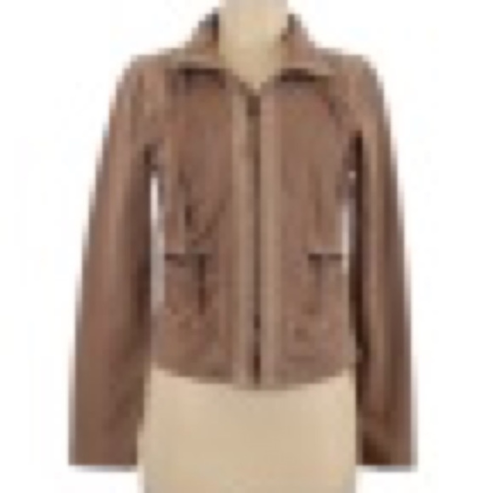 Anthropologie Marrakech Short Jacket Tan Size Small